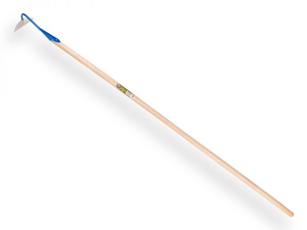 Hak  gesmeed  16 cm  De WIT, met steel 170 x 3,0 cm