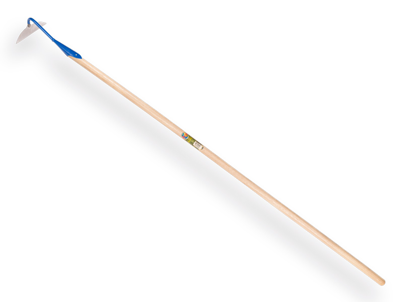 Hak  gesmeed  18 cm  De WIT, met steel 170 x 3,0 cm
