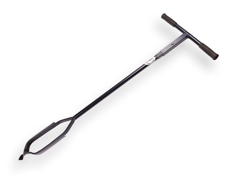 Grondboor, gesmeed,  gedraaide punt,  verlengbaar, 12 cm,  De WIT