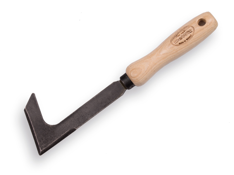 Voegenmesje  De WIT  met essen handvat 14 cm