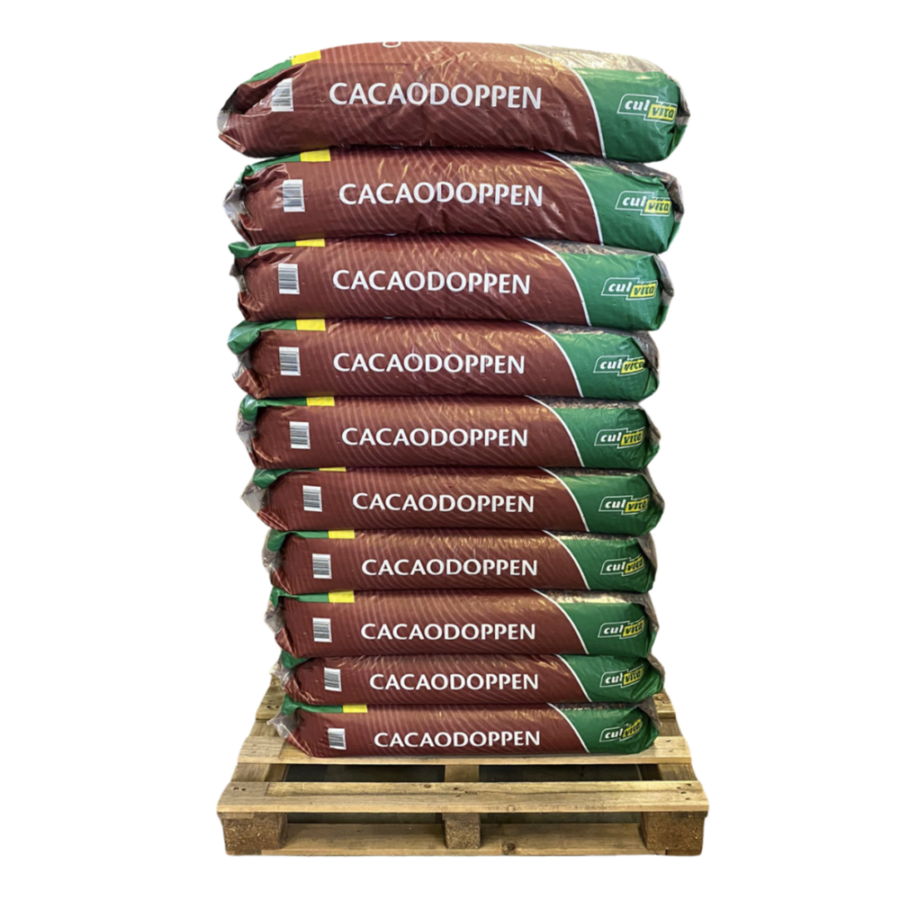 Cacaodoppen 10x50L Mini-pallet (500L)