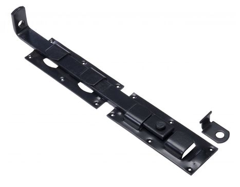 Overslaggrendel   430mm  Zwart 5 stuks