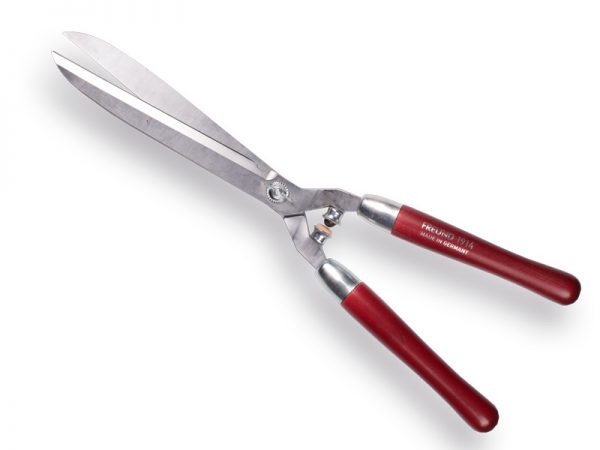 Heggenschaar  FREUND  1914   Lengte 64 cm, blad 28 cm,  stootrubbers