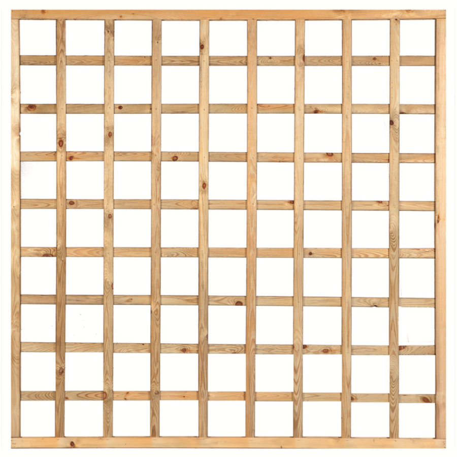Trelils recht met rechte lijst B180xH180cm