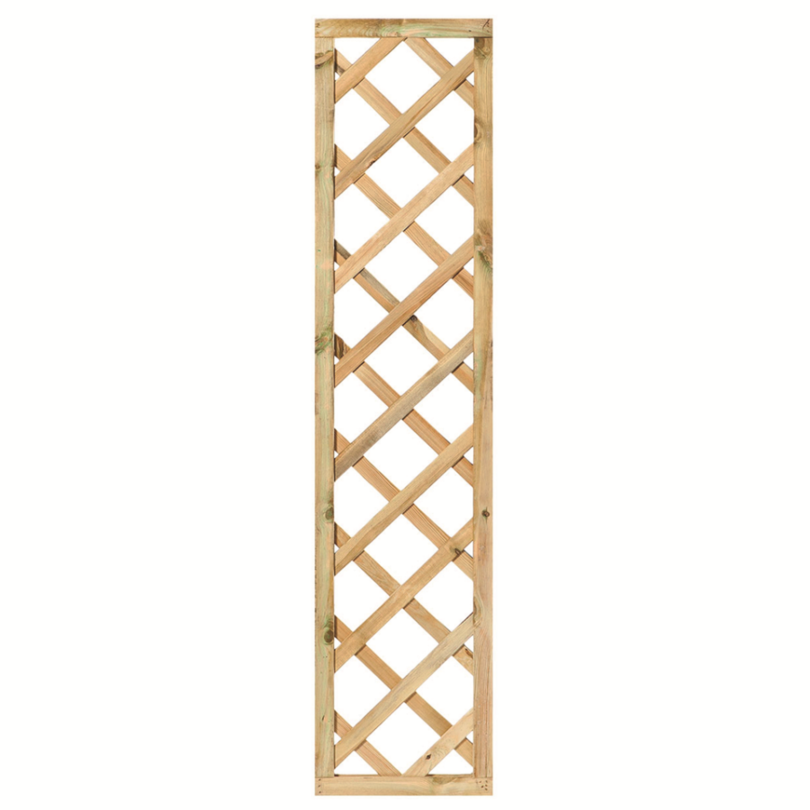 Trellis diagonaal recht met rechte lijst B40xH180cm