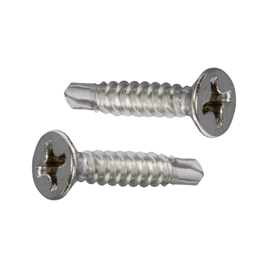 Zelftappers RVS met boorpunt 4.2 x 38 mm Kruiskop - 200 Stuks