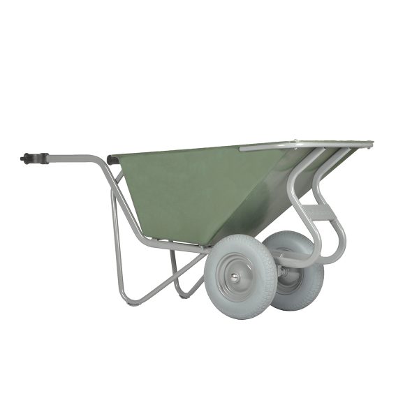 Kruiwagen Noka 160 vv 2 lekvrije banden en polyester bak, ,2 wielige uitvoering