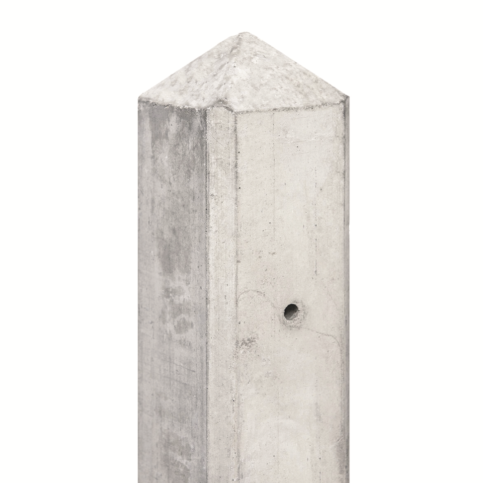 wenselijk Plak opnieuw Kilauea Mountain Berton©-paal wit/grijs, diamantkop 10x10x280cm eindmodel kopen? | PlusJop.nl