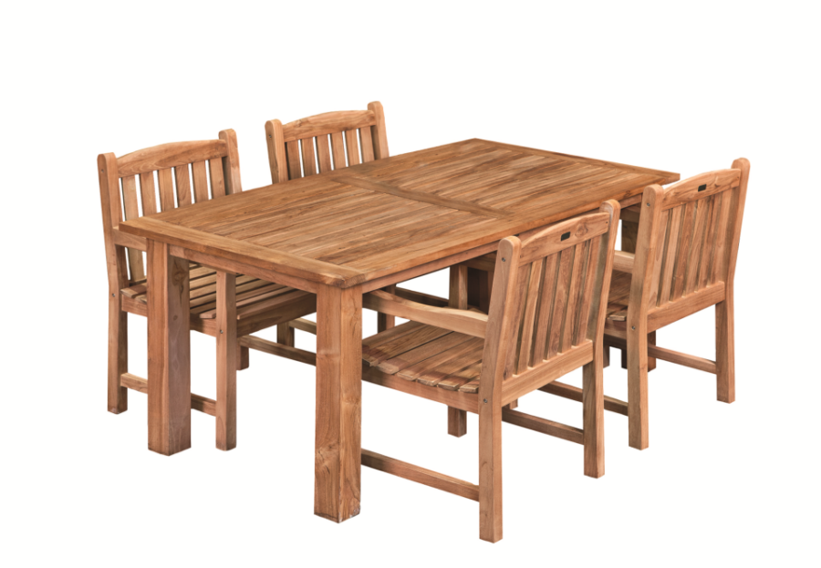 Tuintafel Modern teak 300x100x78
