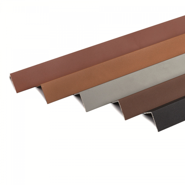Hoekplint aluminium 3.8x3.8x220cm Antraciet
