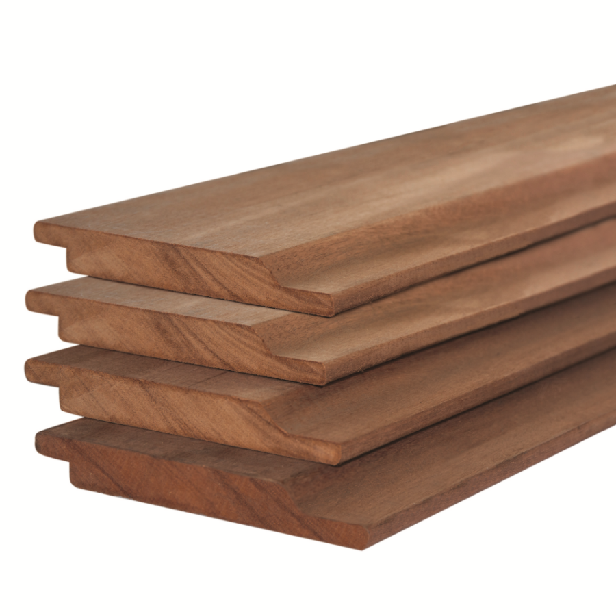 Hardhout | Halfhouts rabat | 16 x 140 mm | 305 cm