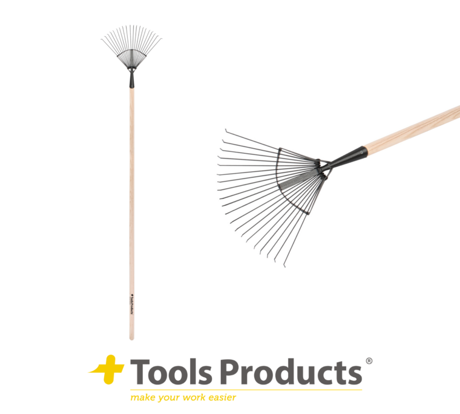 +Tools® Gazonhark 20 tands met steel
