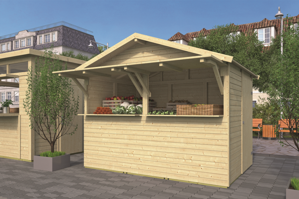 Houten Kiosk Original 300 x x cm kopen? |