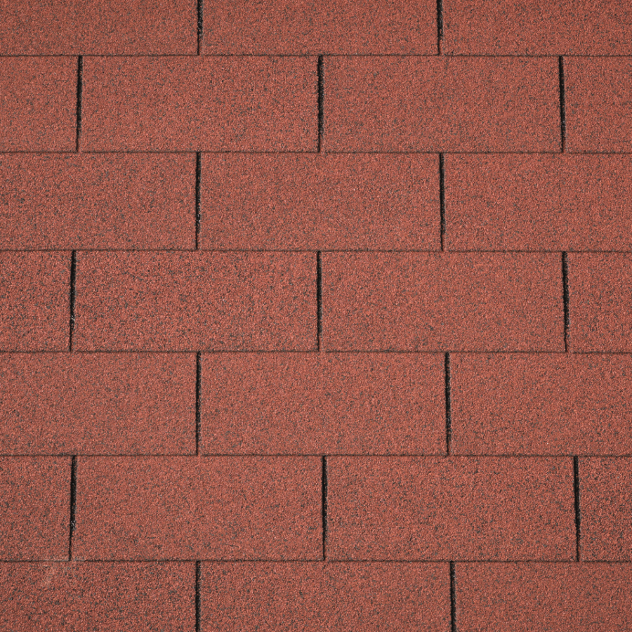 Dakshingles recht rood