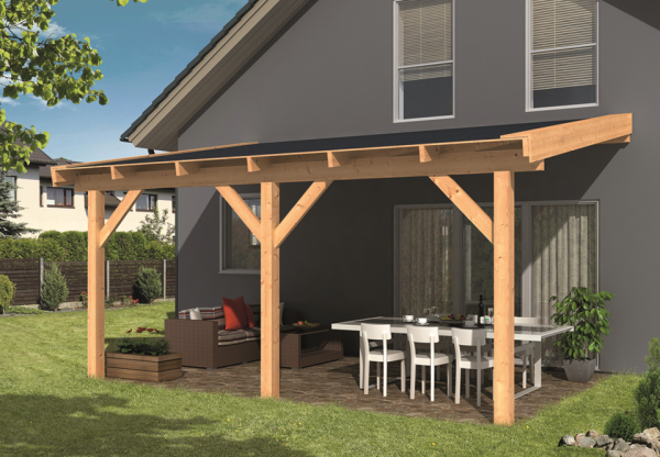 DHZ Veranda basispakket B500xD400cm (3 staanders)