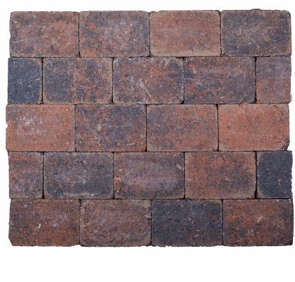Kobblestones 21x14x7 cm Bruin-Zwart