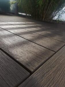 co-decking vintage wengé sfeer