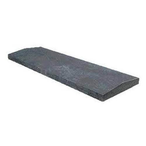 Basalt muurdak verzoet 100x45x4-6 cm