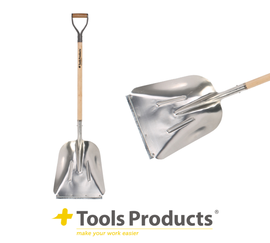 +Tools® Grote Bladschep aluminium D-greep
