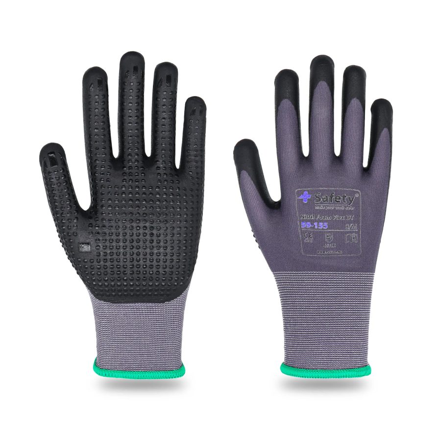 Nitril Foam Flex DT grip handschoen met nopjes