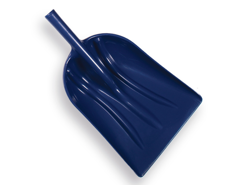 Graanschop ATLAS kunststof  blauw zonder  steel. Bladmaat 36 x 45 cm