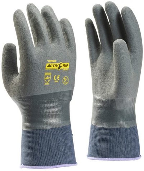 Towa: poly/nylon handschoen volledig Microfinish nitril gecoat