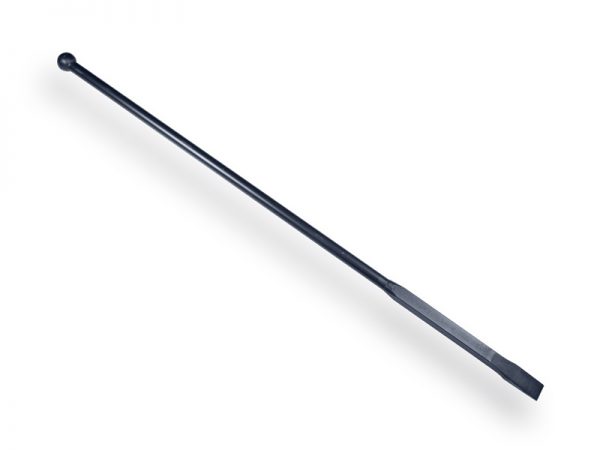 Stootijzer,  140 cm,  onderstuk 40 cm  vierkant, De WIT