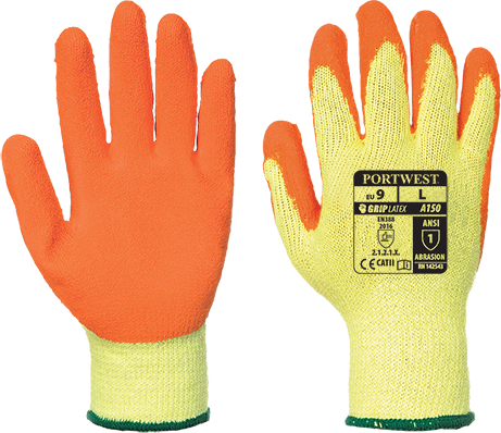 Classic Latex Griphandschoen, Portwest A150