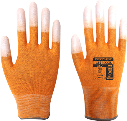 Antistatische PU Vingertop-Handschoen, Portwest A198