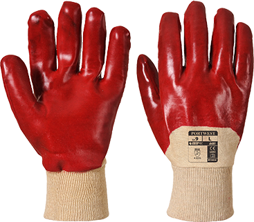PVC Venti Handschoen Tricot Manchet, Portwest A401