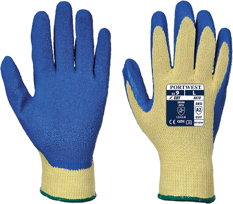 Snijklasse 3 Latex Grip Handschoen, Portwest A610