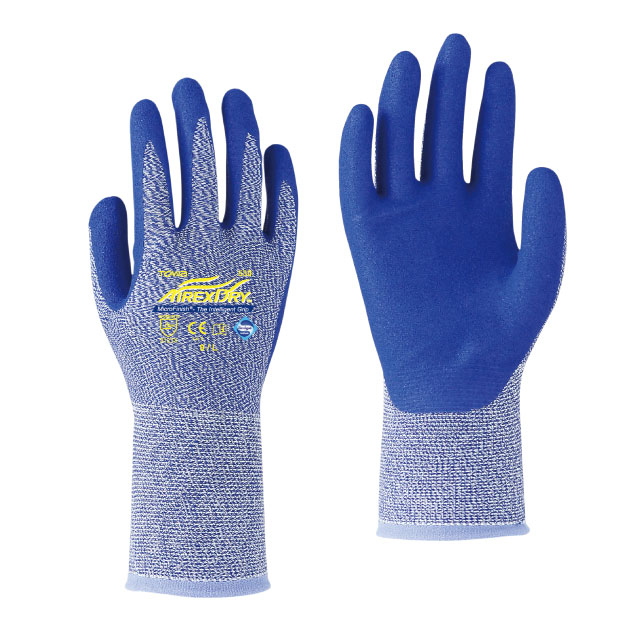 Towa: smart nylon handschoen sanitized nitril gecoat