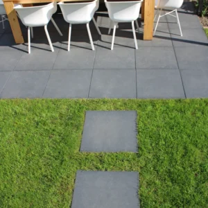 Betontegel black | 60x60 x 4 cm | facet