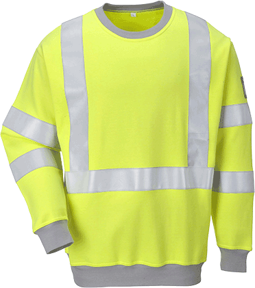 Vlamvertragend Antistatisch Hi-Vis Sweatshirt, Portwest FR72