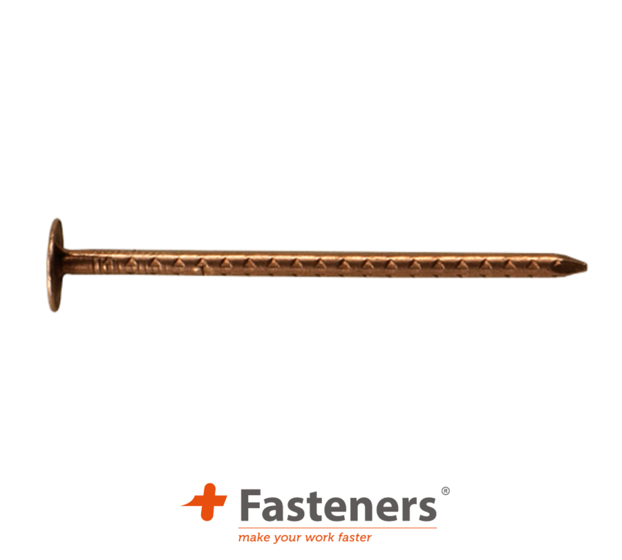 +Fasteners® Asfaltnagels   D.1160B Ø2,80x45 Koper 5kg