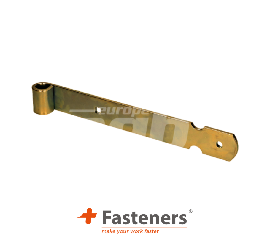 +Fasteners® Heng recht 16x600 ZnGeel 10 stuks