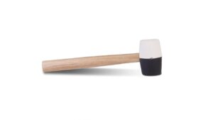 Faster Tools Rubberen hamer wit/zwart 460 gram