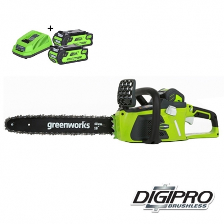 Greenworks Kettingzaag 40V GD40CS40K2X