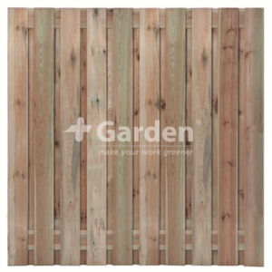 +Garden® Tuinscherm naaldhout geïmpregneerd 21 planks 180x180cm