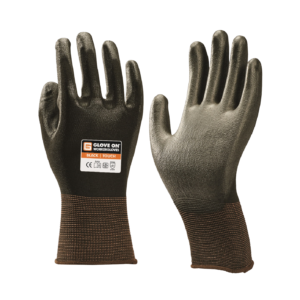 glove-on zwart pu