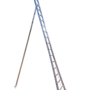 Driepoot plukladder 12 sporten geanodiseerd  MD12C, 3.25m