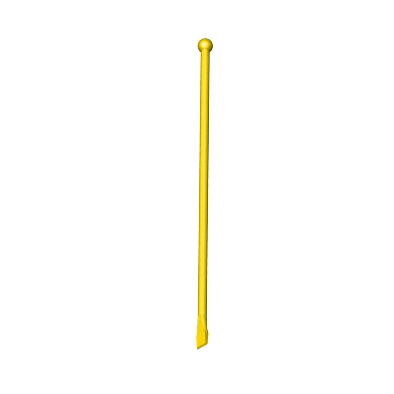 Stootijzer vierkante onderzijde totale lengte 1200mm, gewicht 7 kg