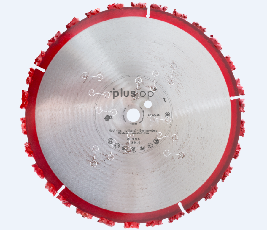 Plusjop® Boomwortelblad Multitask-Line 230/22,2 mm
