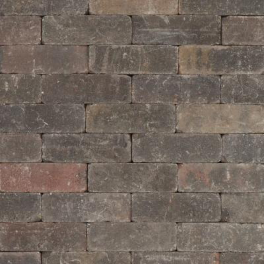 Metro Trommelsteen 21x7x7 cm Brons genuanceerd-per M2