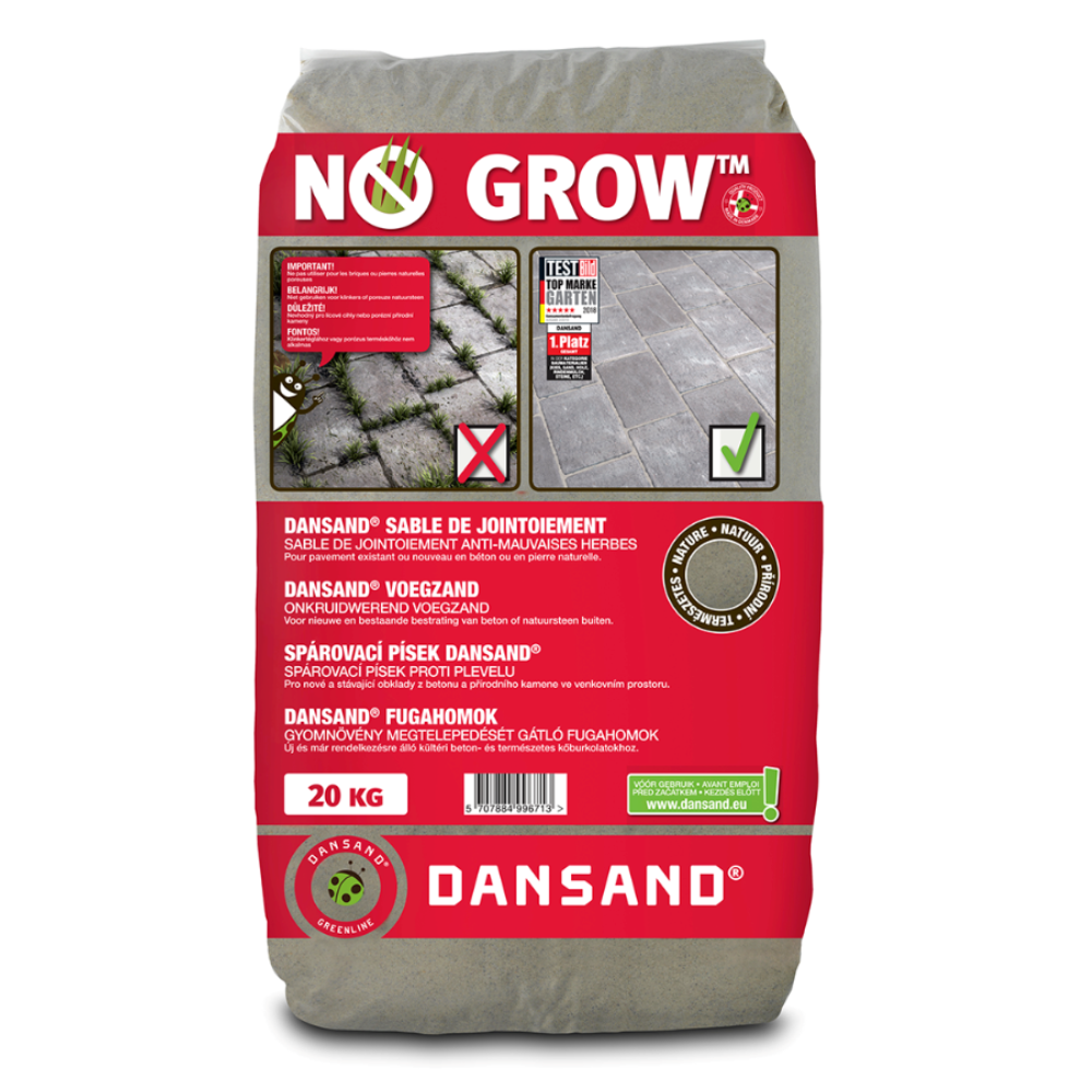 Dansand No Grow | 20 kg | voegzand | Natural kopen? | PlusJop.nl