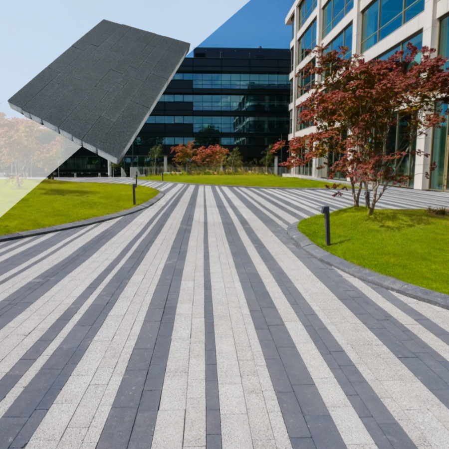 Strackstone Ecotop Banda wildverband Antraciet structuur-per M2