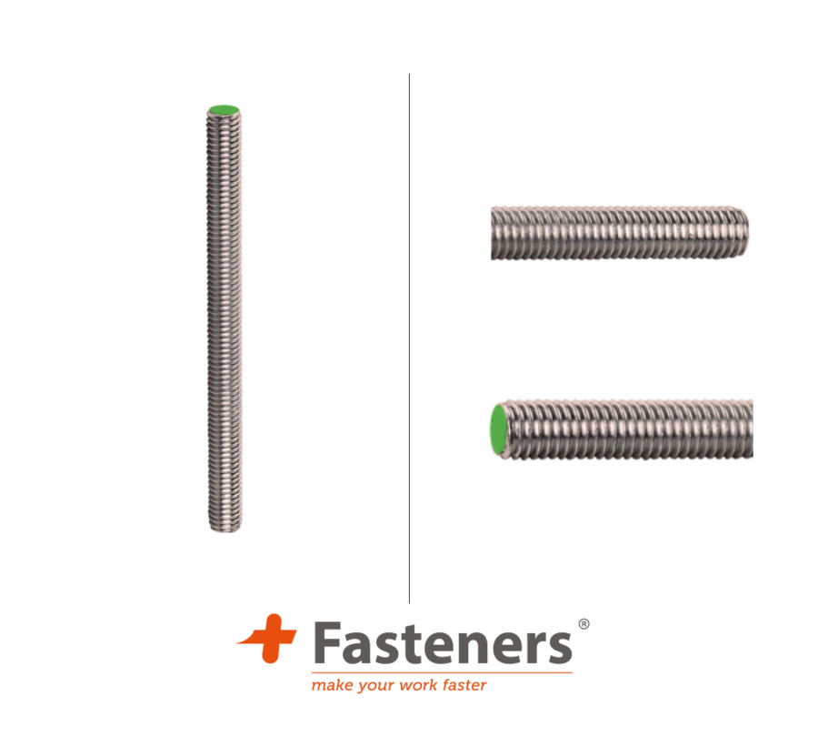 +Fasteners® Draadeinde 4.8 DIN 976 M 8x2000 Zn /St