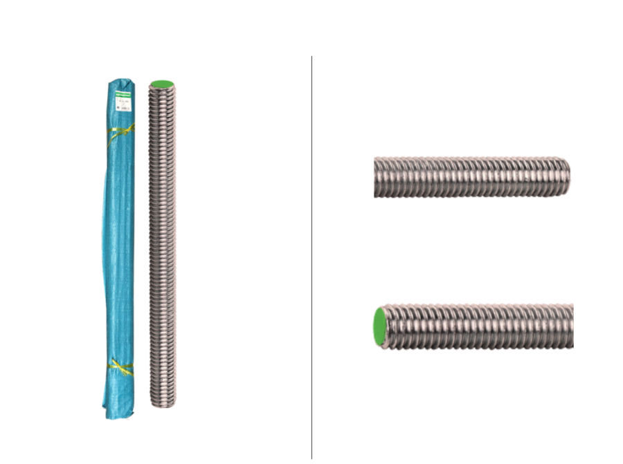 +Fasteners® Draadeinde DIN 976 M 3x1000 A2/bundel 100 st.