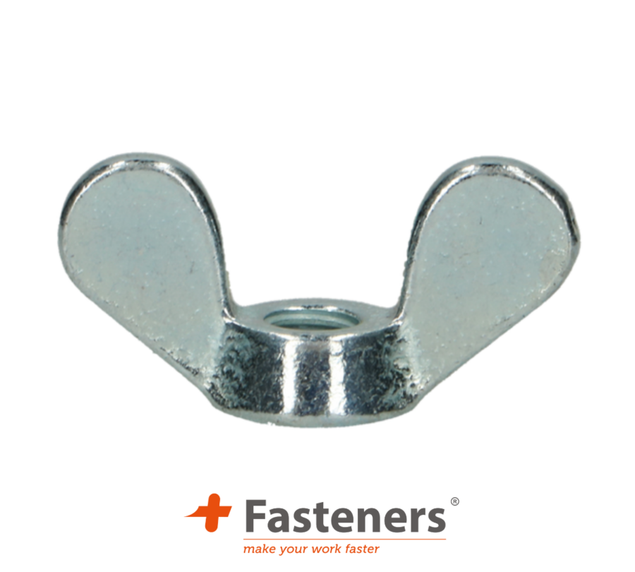 +Fasteners® Vleugelmoer Verzinkt M8, 100 Stuks