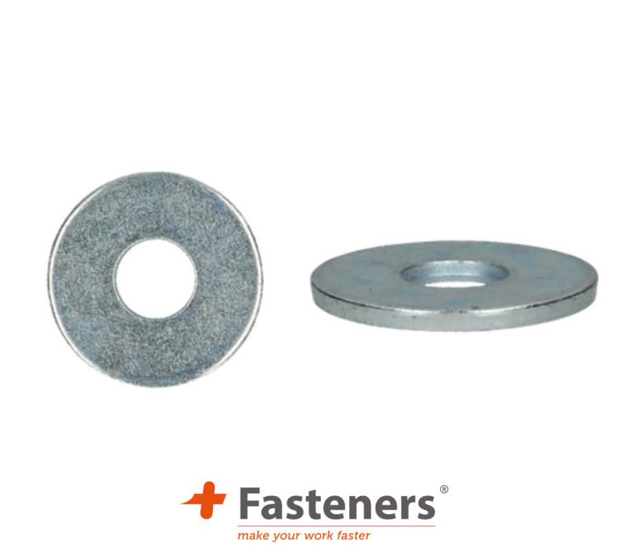 +Fasteners® Sluitring Verzinkt M12, 50 Stuks